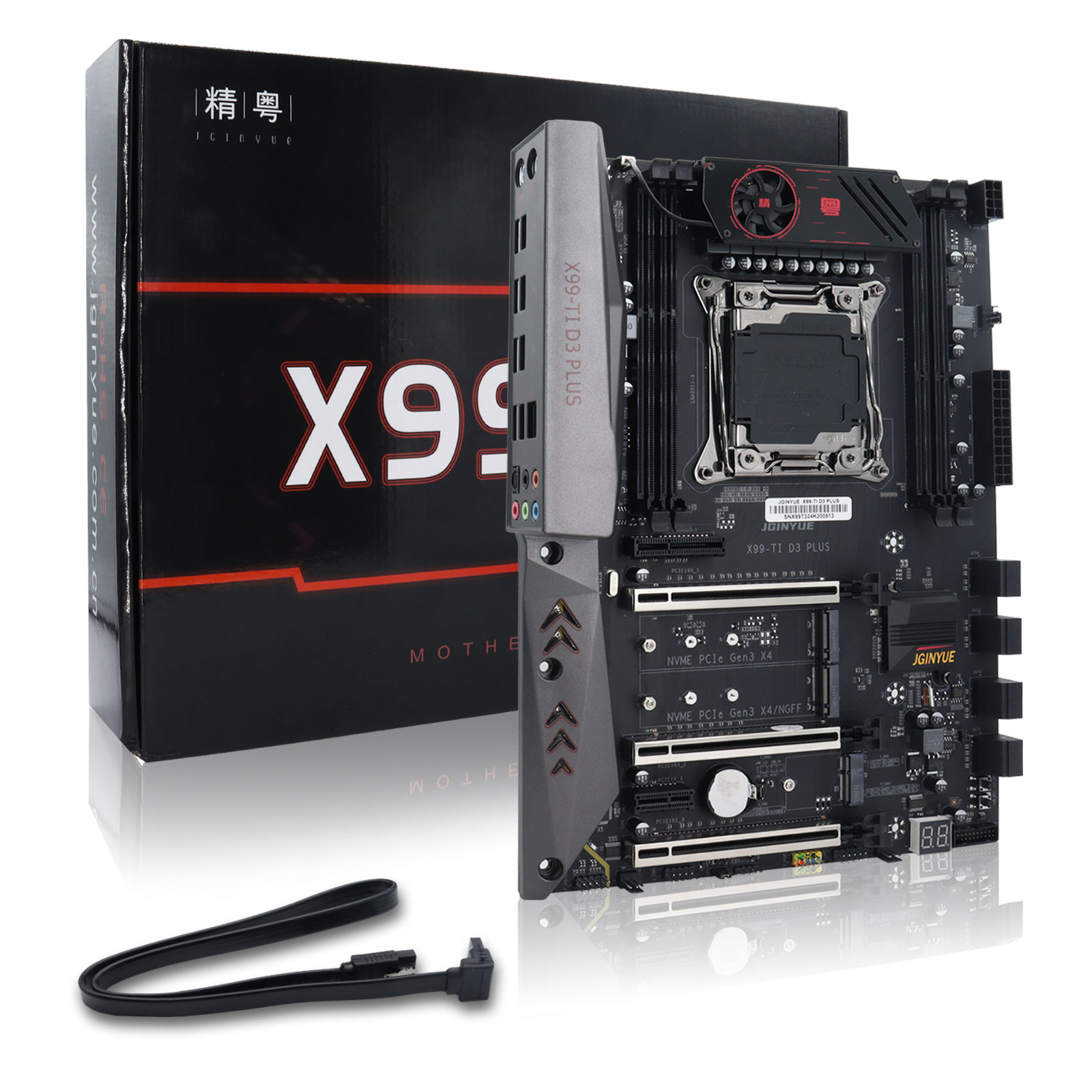 JGINYUE X99-TI D3 PLUS マザーボード  - E5 2696 V3 のレビューと価格