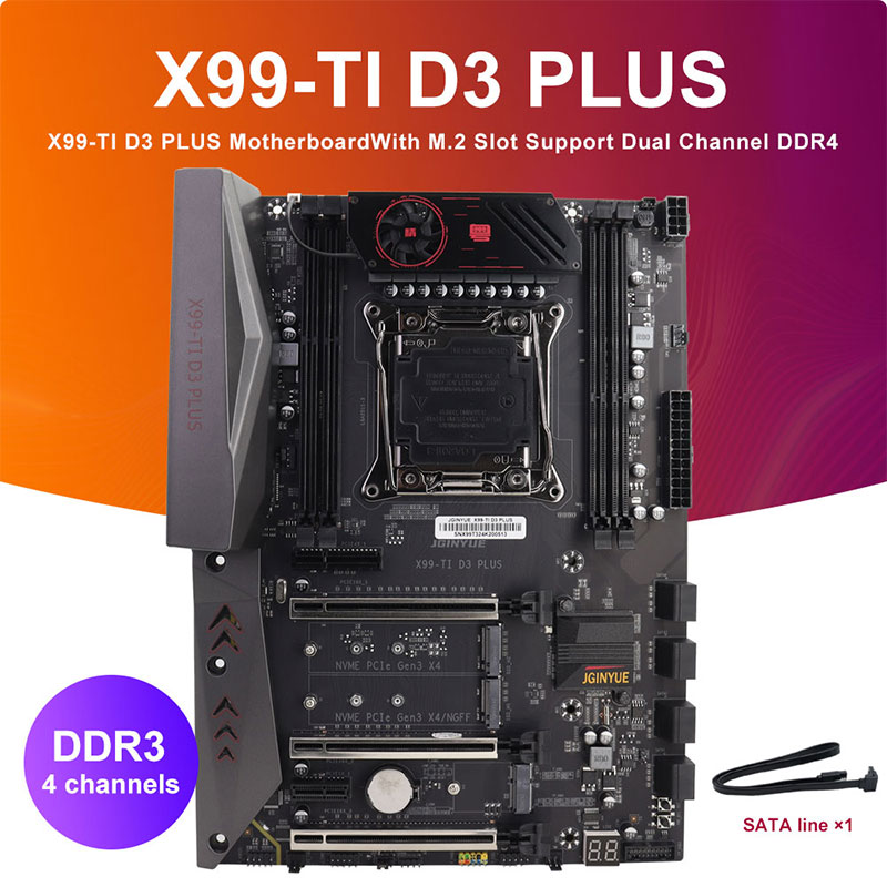 JGINYUE X99-TI D3 PLUS マザーボード  - E5 2696 V3 のレビューと価格